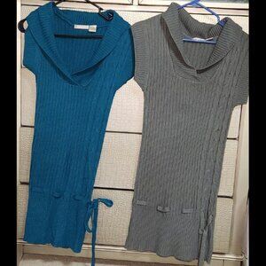 2 Sweater Dress Lot- Size M/L